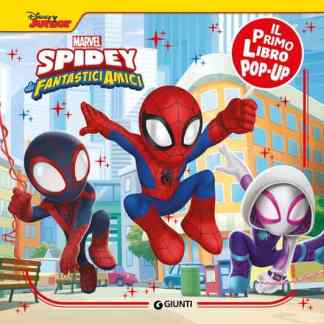 Spidey e amici Marvel, libro pop-up per bambini, fumetti e collezioni di eroi Marvel.