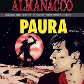 Immagine del poster di Dylan Dog con tema paura e il demone sullo sfondo, perfetta per appassionati di fumetti horror.
