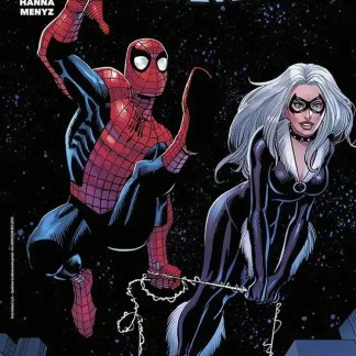 Spiiderman e Gatta Nera fumetto Marvel comics.