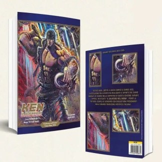 Fumetto Ken Guerriero con dettagli dell'arte e cover originale di Tetsuo Hara 2025.