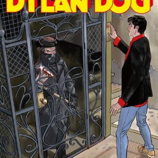 Un giovane scatta una foto a Dylan Dog dietro le sbarre di una prigione spettrale.