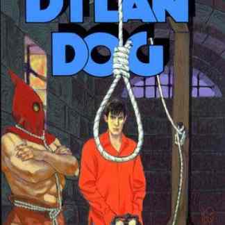 Rivista a fumetti di Dylan Dog con trama misteriosa e atmosfera dark.