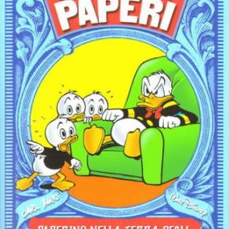 Immagine di Paperino e i nipoti su copertina di fumetti Disney "La grande dinastia dei paperi".