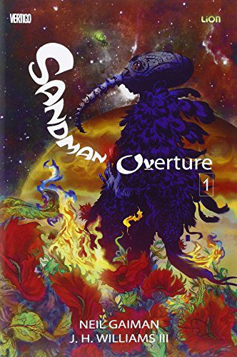 Illustrazione astratta con un mostro fantastico in un universo colorato.