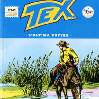 Copertina del fumetto Tex Classico, avventura western con cowboy in sopravvivenza.