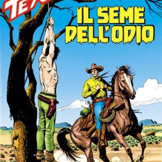 Caricatura Tex,Cowboy e omicidio in natura, fumetti western classici e avventure di Tex.