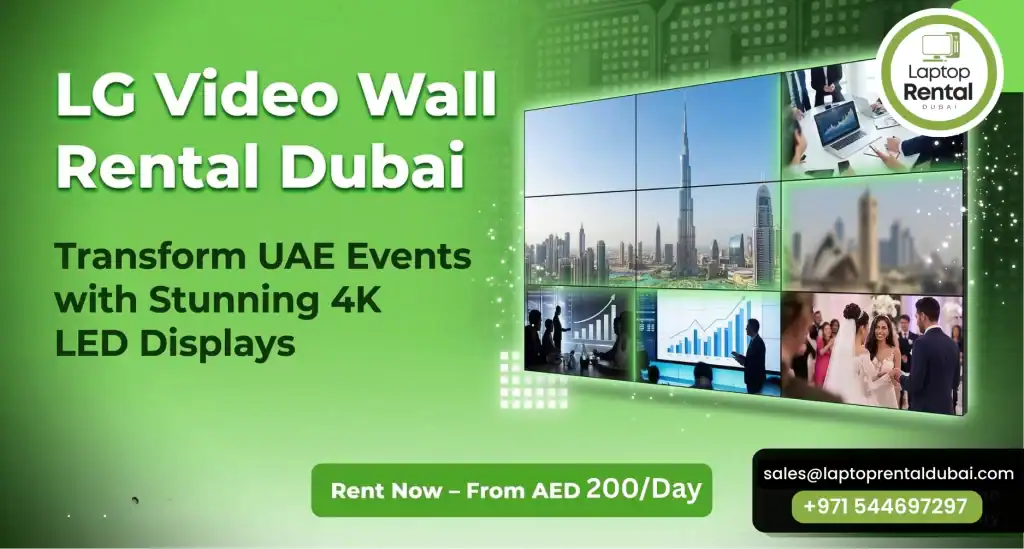 Revolutionize Events with LG Video Wall Lease in Dubai