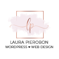 Logo Laura Pierobon WordPress Web Design