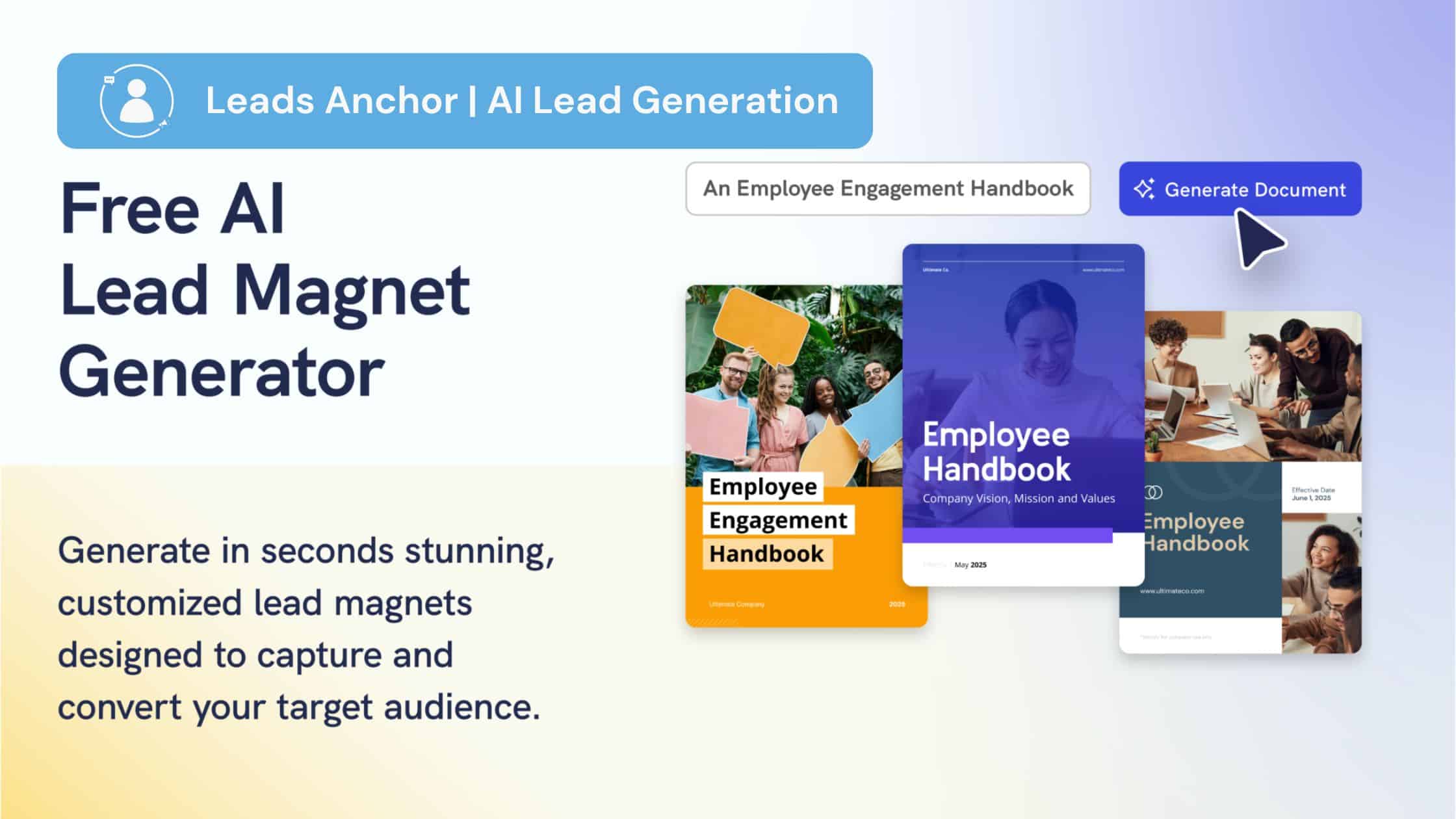 5 AI Lead Magnets for Small Businesses (That Convert) 4 AI-driven lead magnets for small businesses generator for targeted audience engagement and conversion.