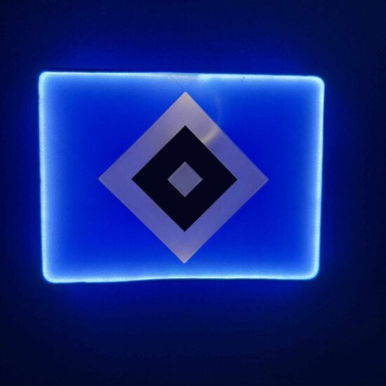 Hamburger SV LED-Leuchtschild