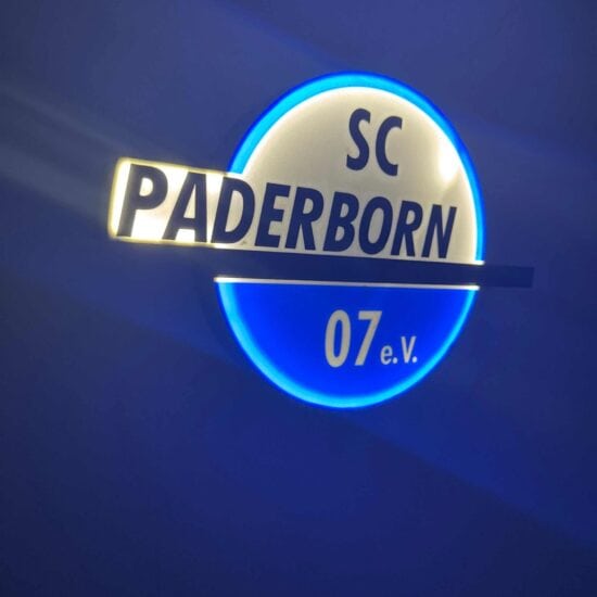 SC Paderborn 07 LED-Leuchtschild