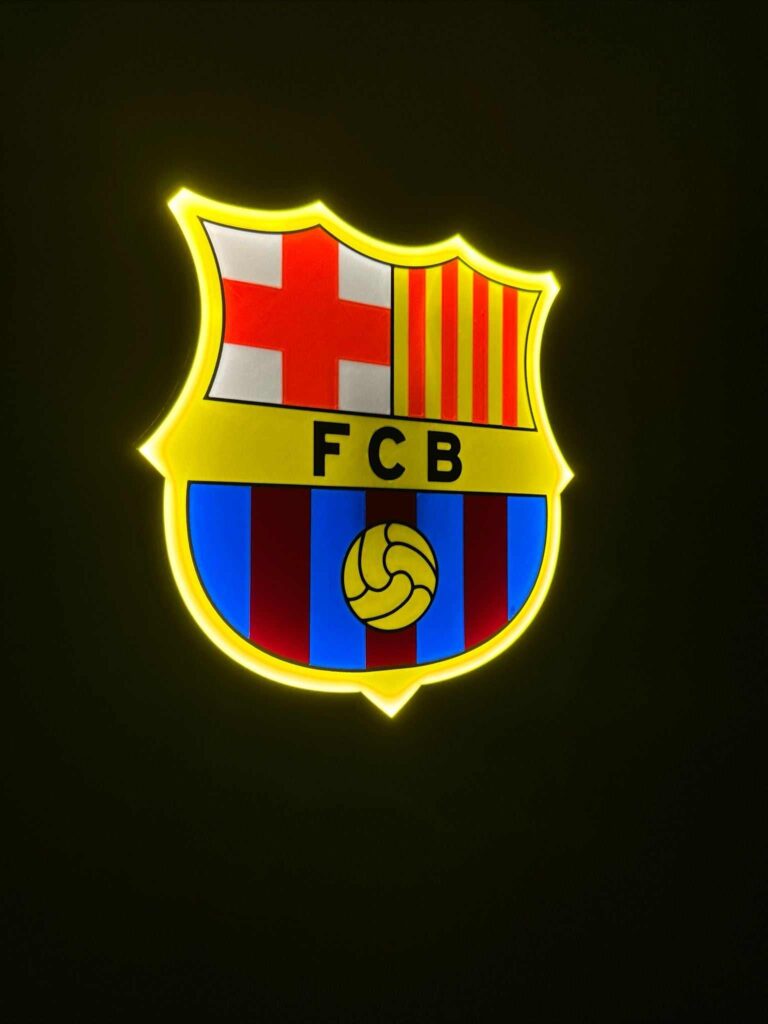 FC Barcelona LED-Lampe Wanddeko Fanartikel Geschenk – Bild 5