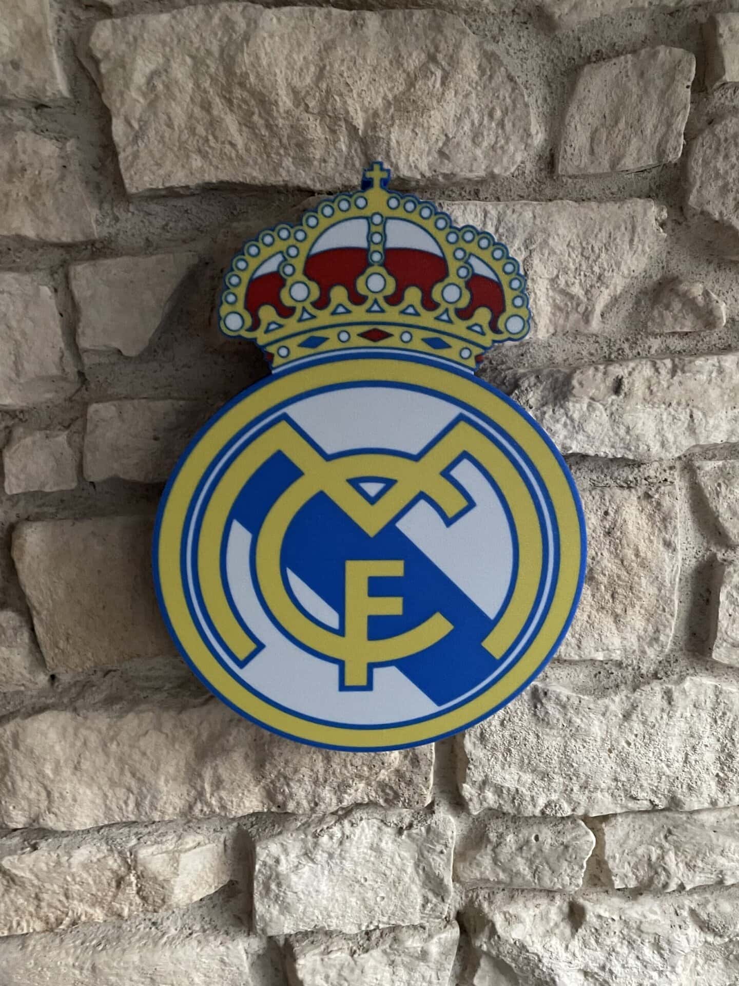 Real Madrid LED-Lampe Wanddeko mit Logo – Fan Geschenk – Bild 6