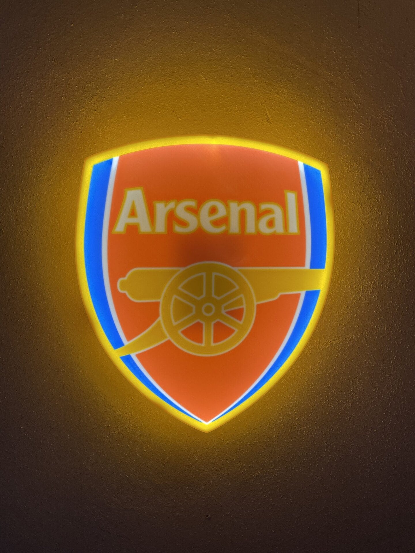 Arsenal FC LED-Lampe mit Logo – Fanartikel & Wanddeko Geschenk – Bild 3
