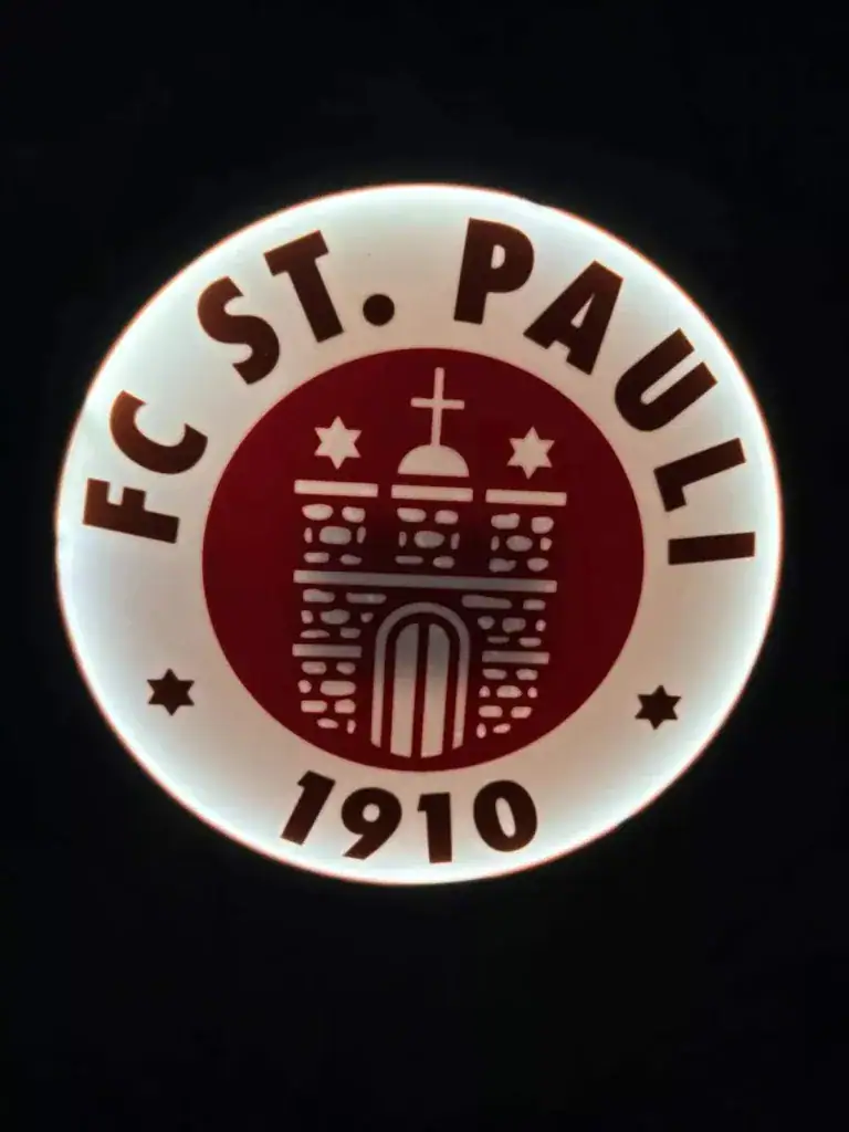FC St Pauli LED-Leuchtschild