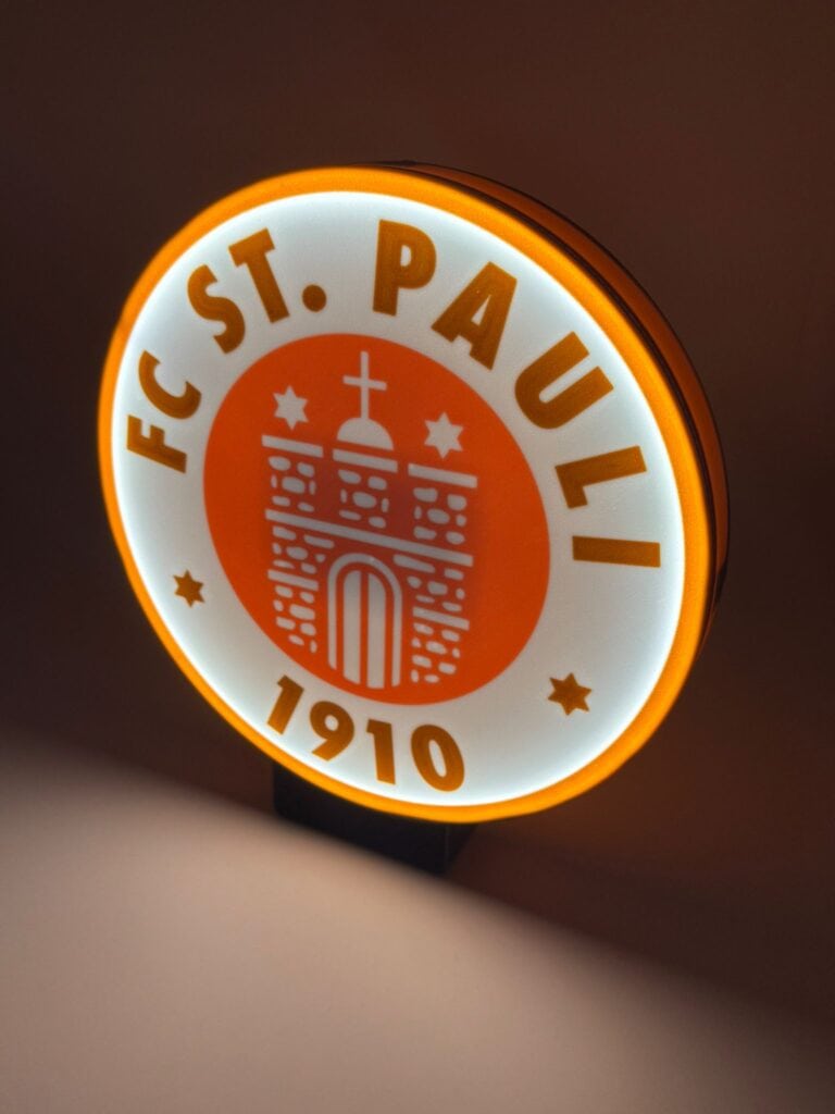 FC St Pauli LED-Leuchtschild