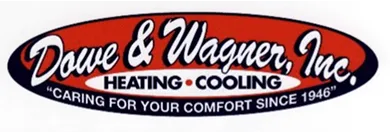 Legacy Precision HVAC logo in an oval, featuring "Heating • Cooling" and the slogan "Caring for your comfort since 1946.