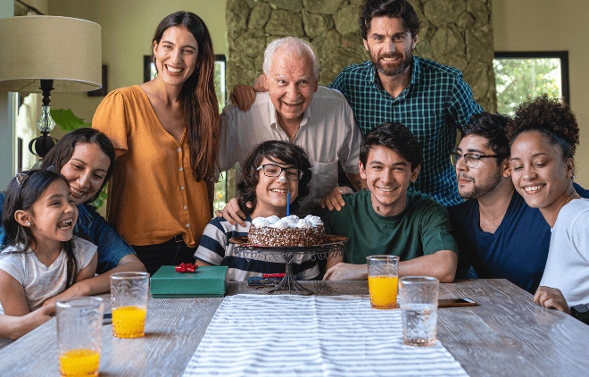 Family Birthday Picture as Evidence to Support a Family or Marriage Petition