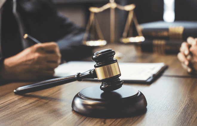 lawyer desk