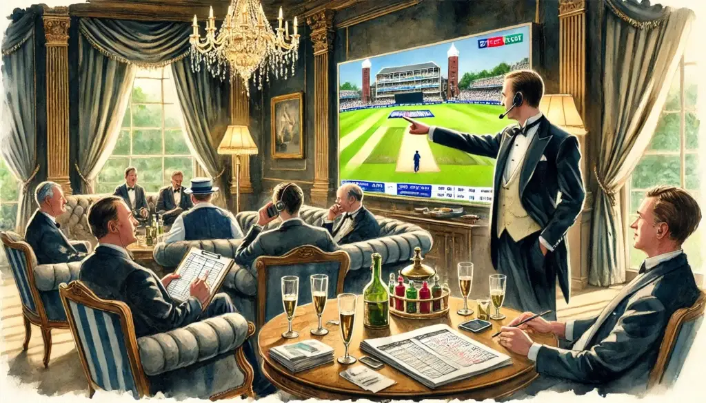 Cricket tipper providing betting tips to a bookie