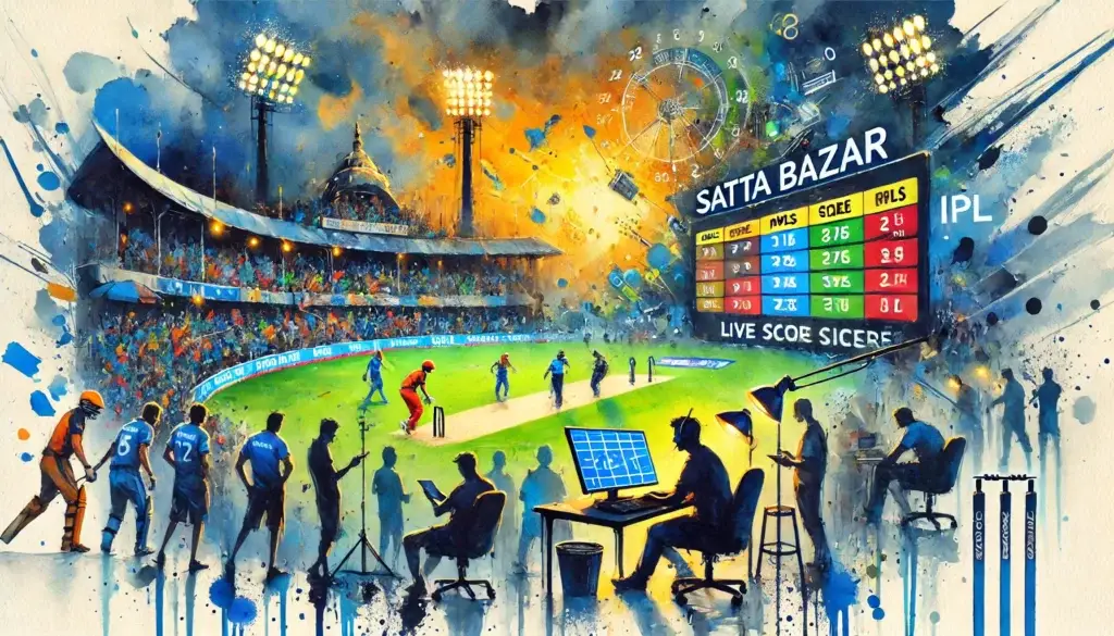 Cricket Satta Bazar showing live betting odds for IPL matches