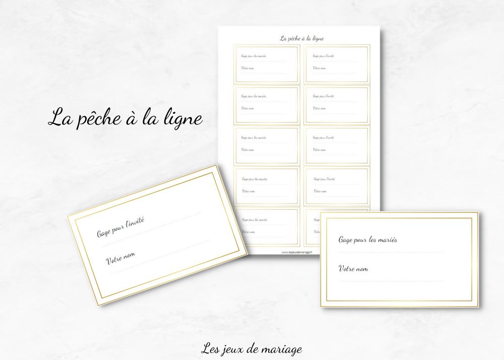 peche ligne mariage