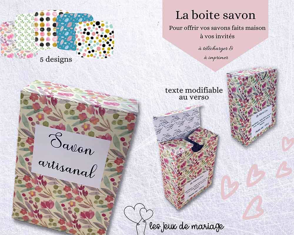 boite savon fait maison