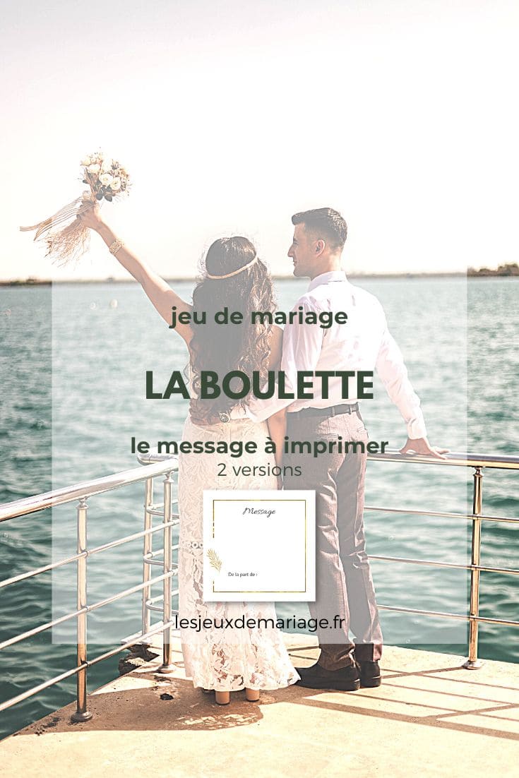 messages à imprimer jeu la boulette