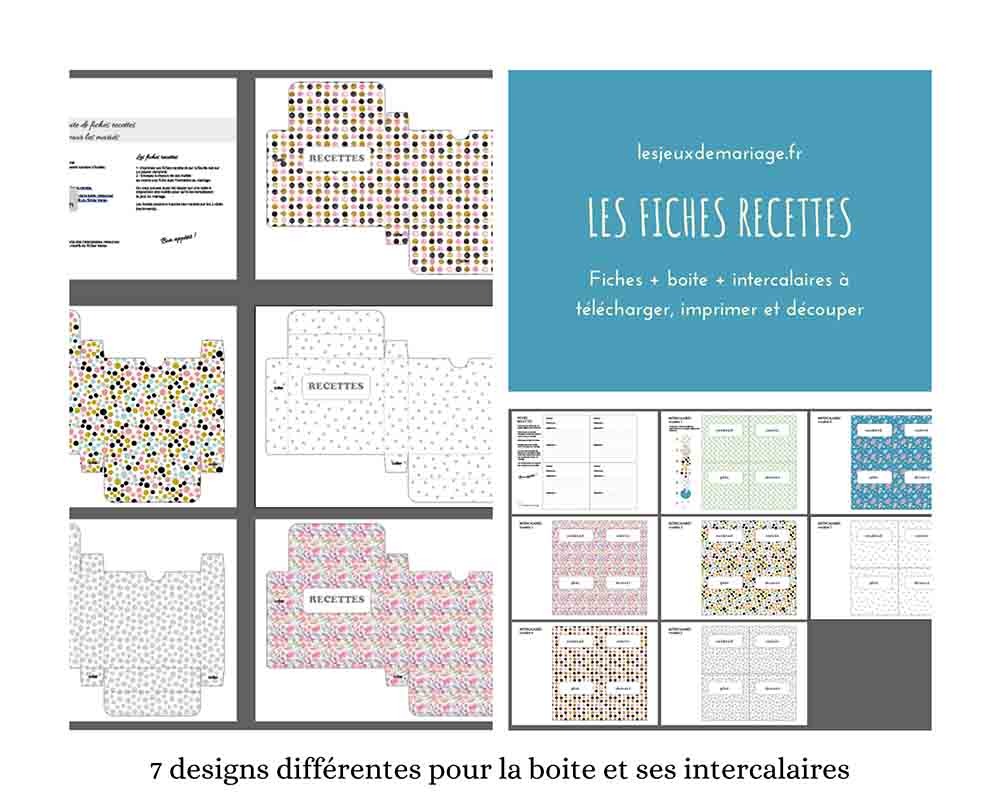 produit fiches recette