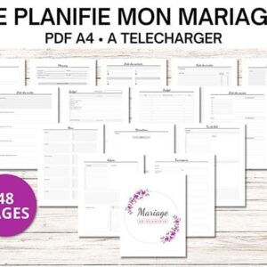Planificateur pour organiser son mariage facilement et ne rien oublier