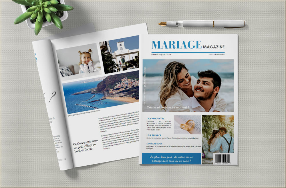 Comment créer facilement une gazette des mariés pour offrir aux invités le jour de son mariage