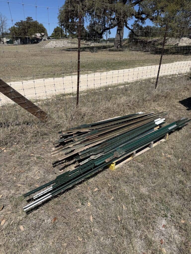 Garage door torsion springs for sale at Mike Luckey Estate Auction.