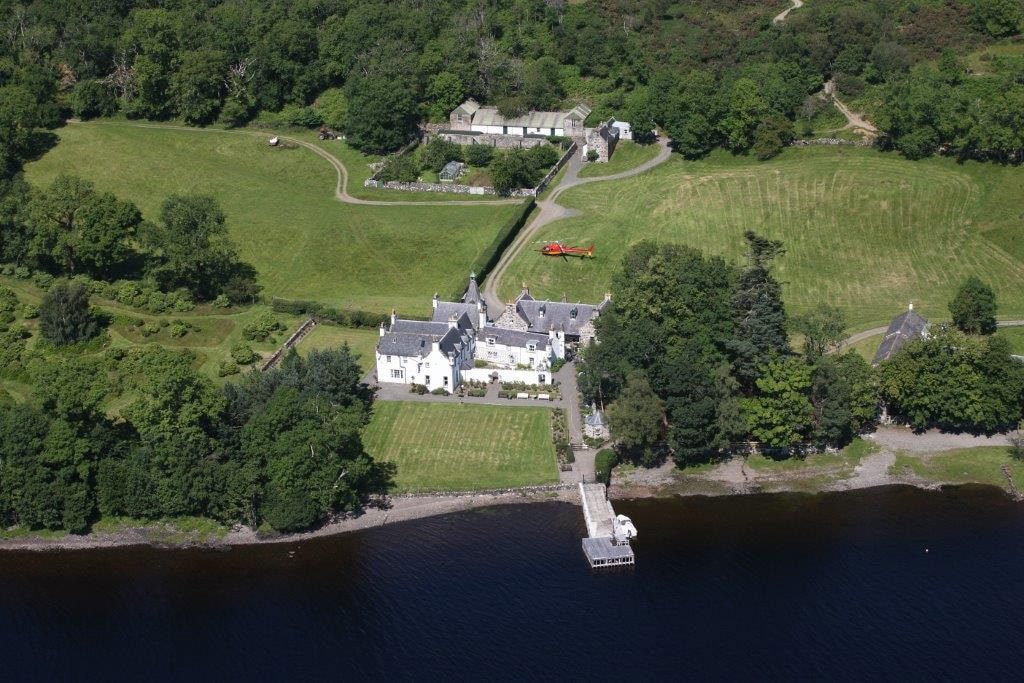 Birdseye view on Letterewe Luxury lodge Estate