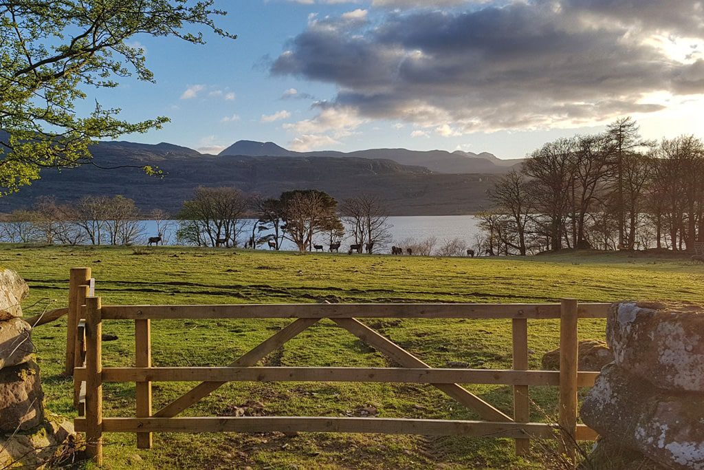 Deer hunting lodge in Scotland