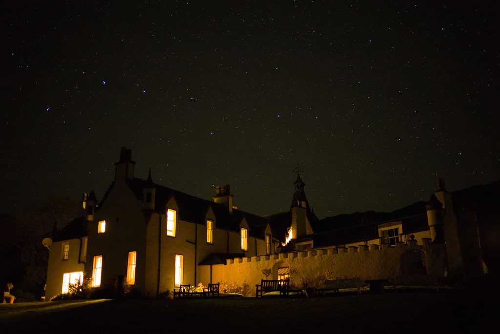 Starry night in Letterewe Estate