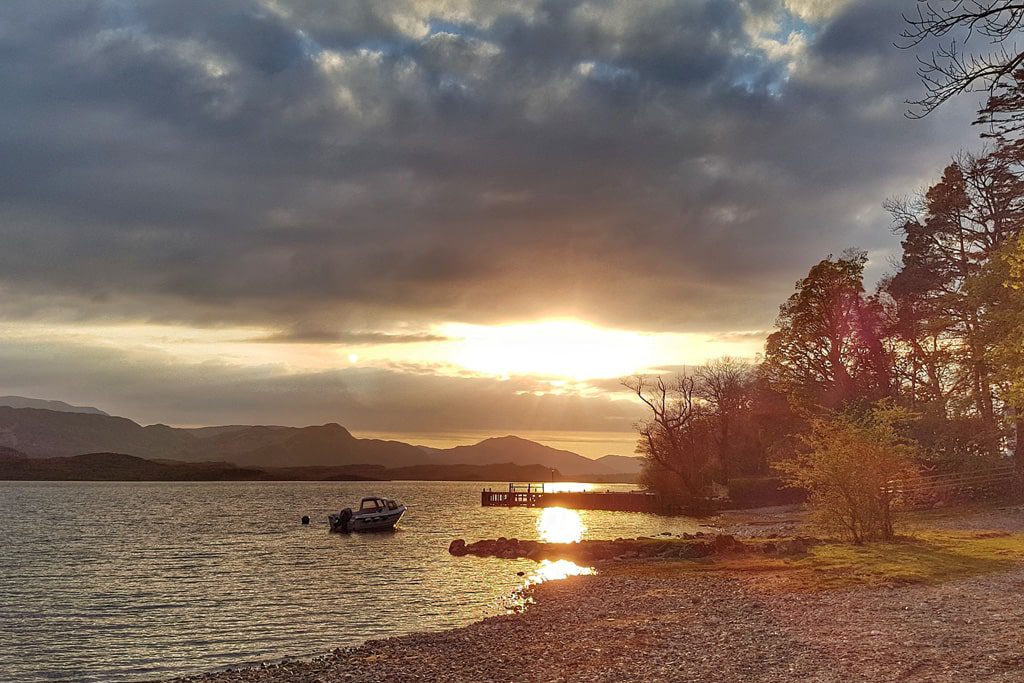 Sunset on Loch Maree