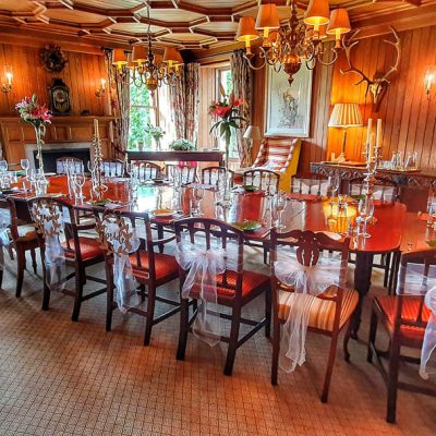 Diningroom for an authentic Scotland wedding venue