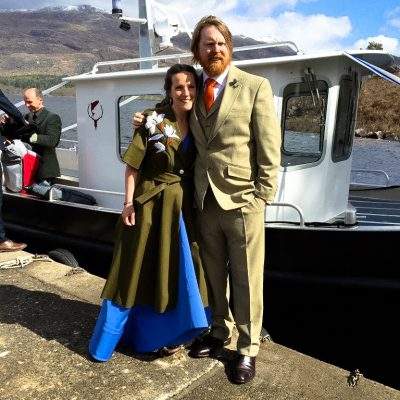 Wedding venue in Scotland with boat