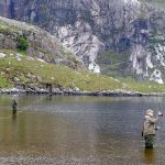 Fly-fishing in Carnmore at Fionn Loch