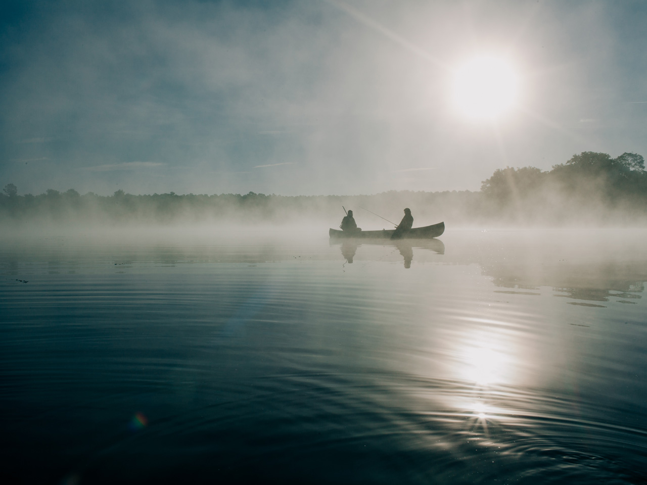Fishing on Loch Garbhaig