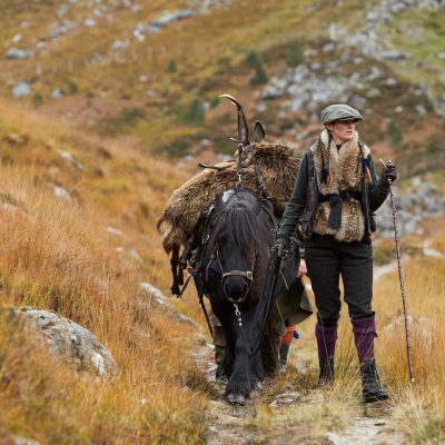 Highland stalking with ponies in Scotland