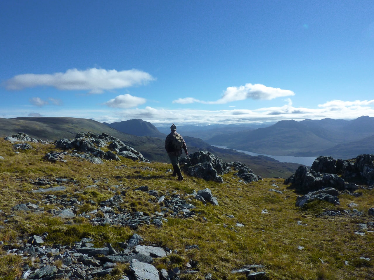 Climbing Slioch Mountain