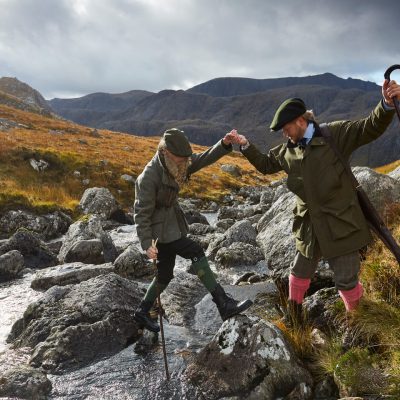 Hiking the scotland trail in the great wilderness