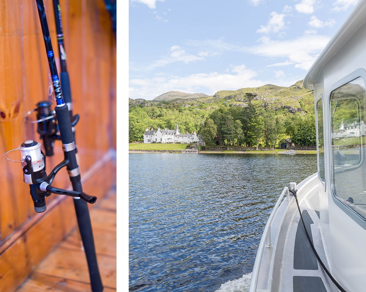Lodge by the lake for fishing in the Highlands Lodge by the lake for fishing in the Highlands