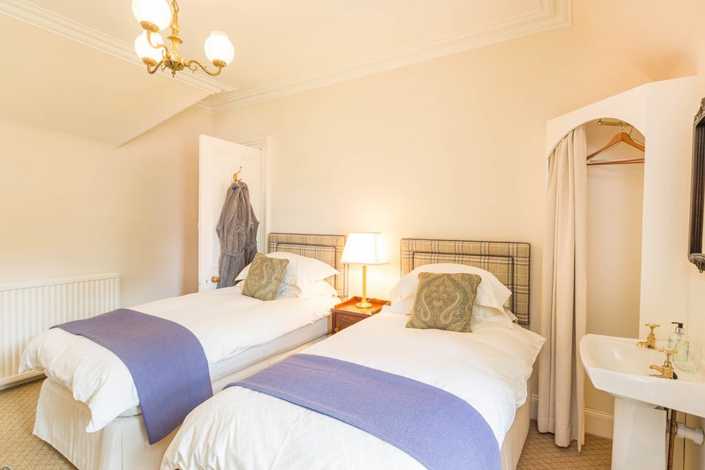 Double bedroom holiday lodge Scotland