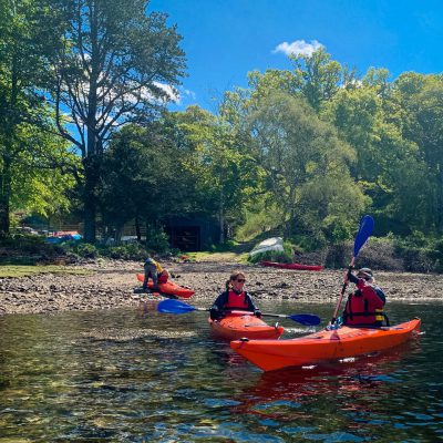 Sea kayak or canoe in Gairloch on Loch Maree