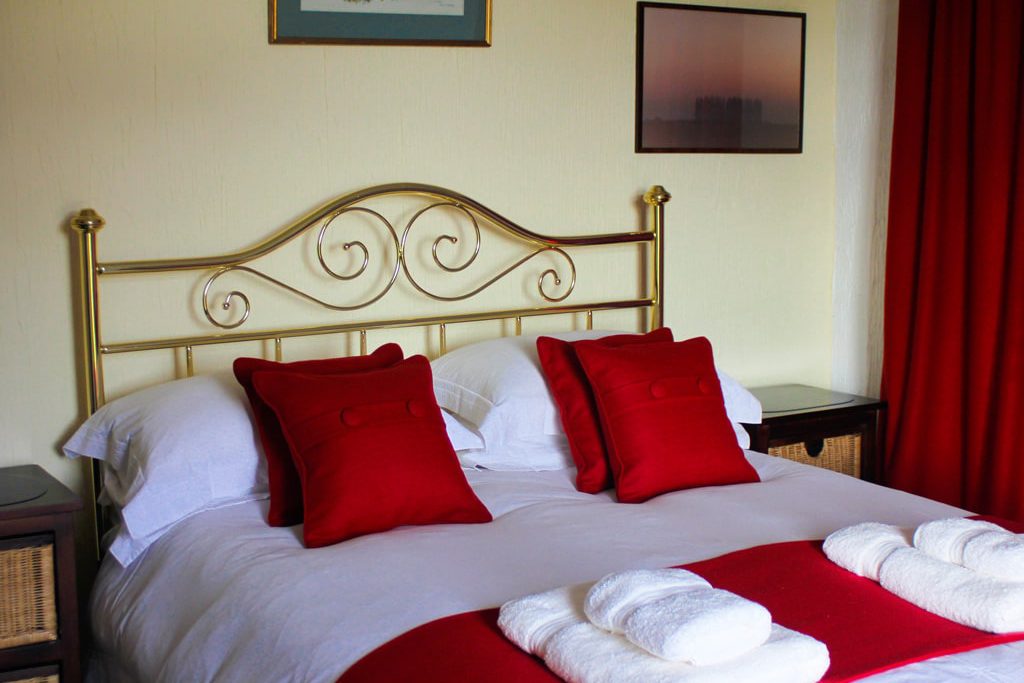 Bedroom of a holiday home Ardlair Lodge in Scotland