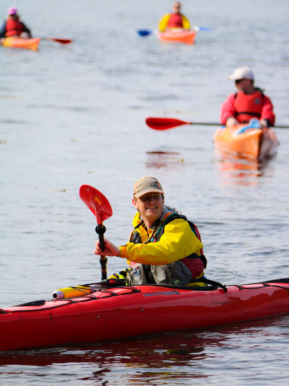 Kayaking at sea, or on Loch Maree