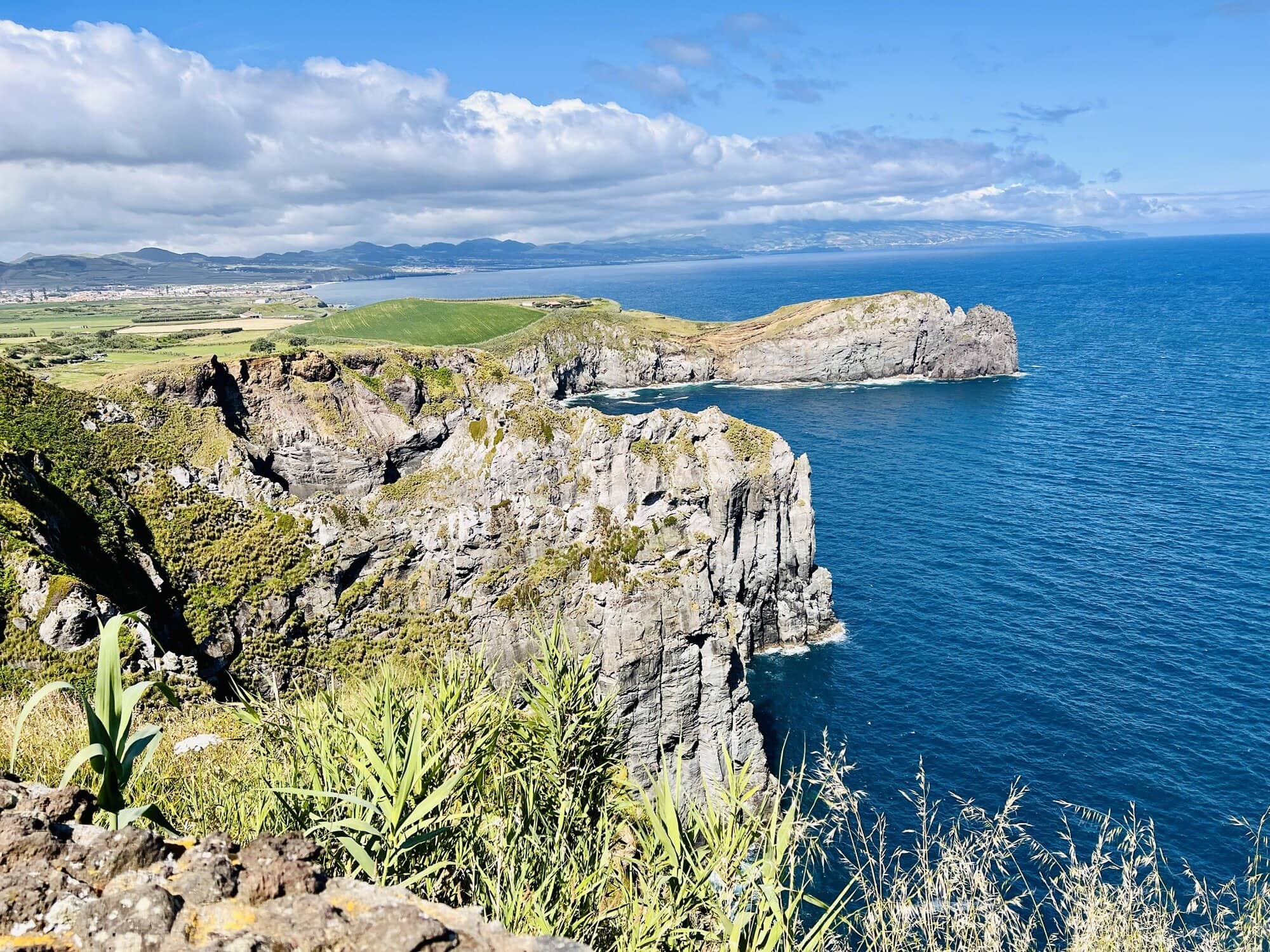 Stunning coastal cliffs overlooking the Atlantic Ocean in Ireland.