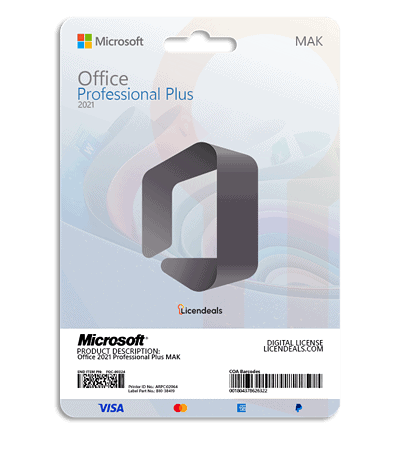 Office 2021 Professional Plus MAK license key for Microsoft Office suite.